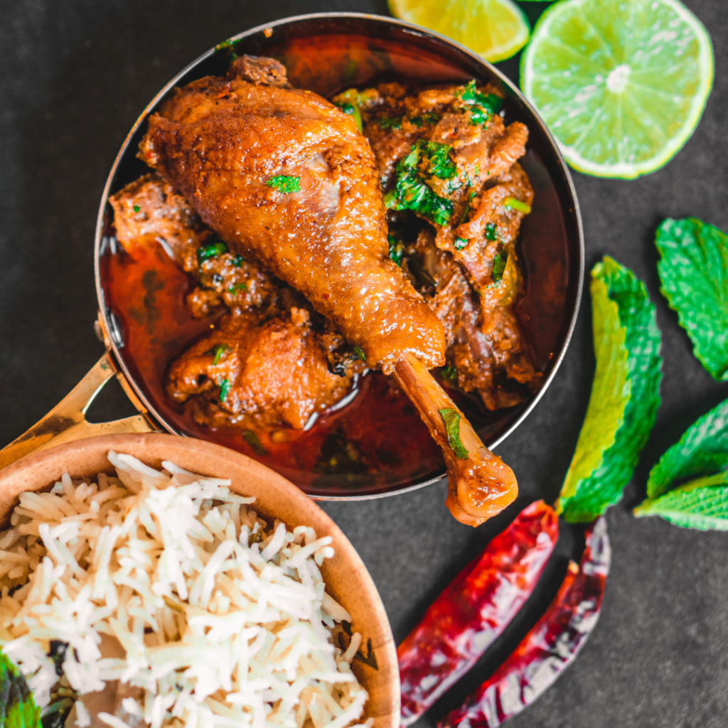Homestyle Chicken Curry With Steamed Rice Box